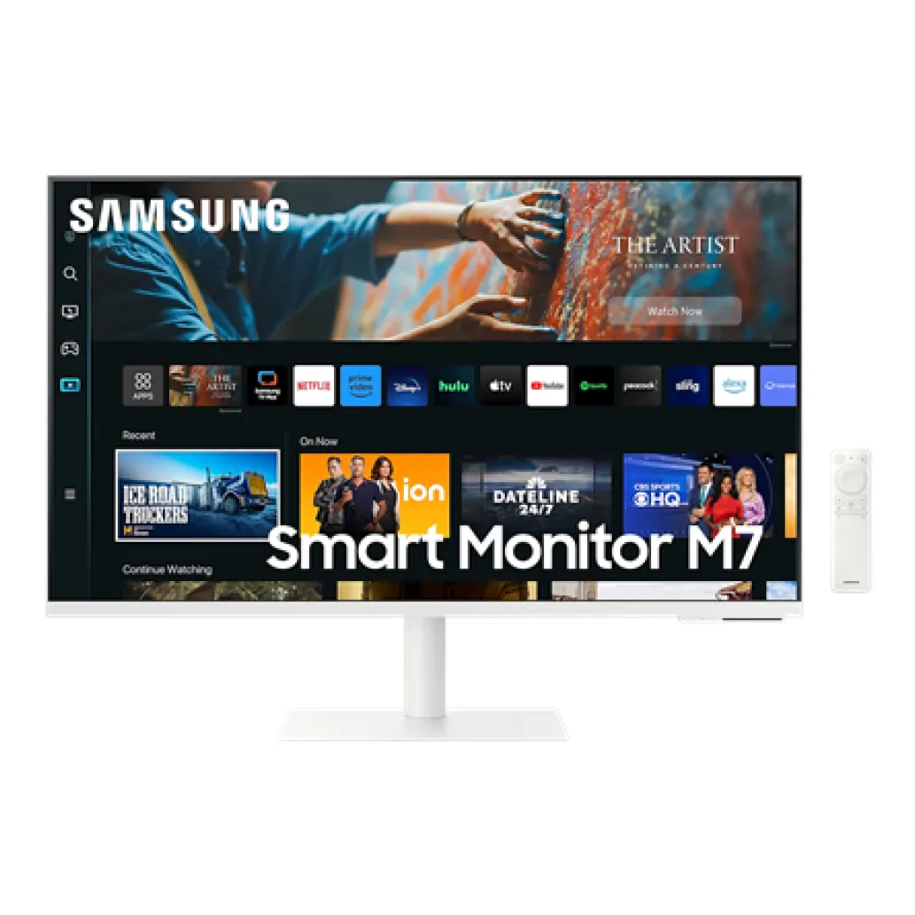 Monitor Samsung 68,6 cm (27,0") S27CM703UU 3840x2160 Smart TV Tizen VA 4ms HDMI USB-C 65W 2xUSB2.0 Pivot Zvočniki 2x5W sRGB99% HDR10 M7