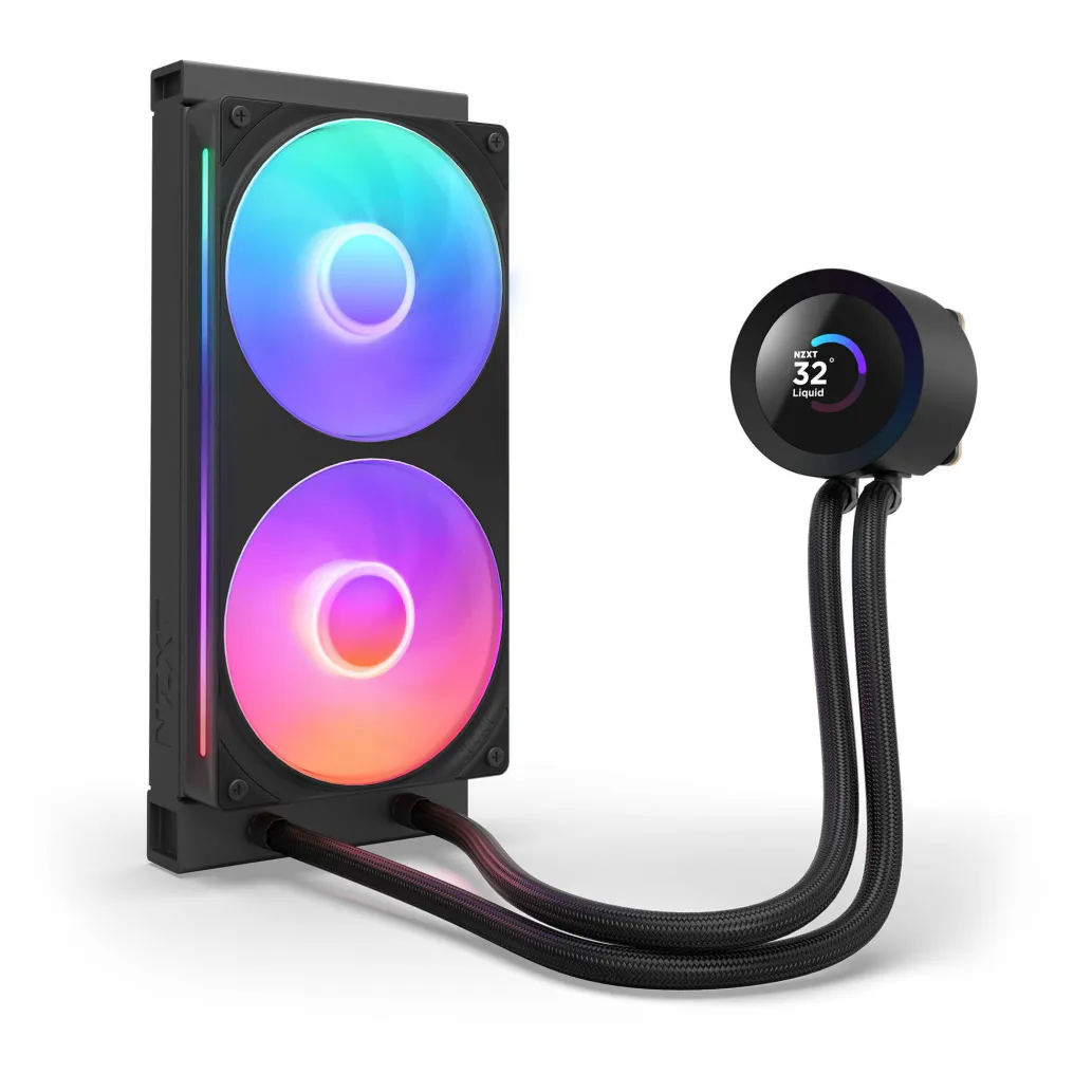 Vodno hlajenje NZXT Kraken Plus - 240mm RGB črna (RL-KR240-B2)