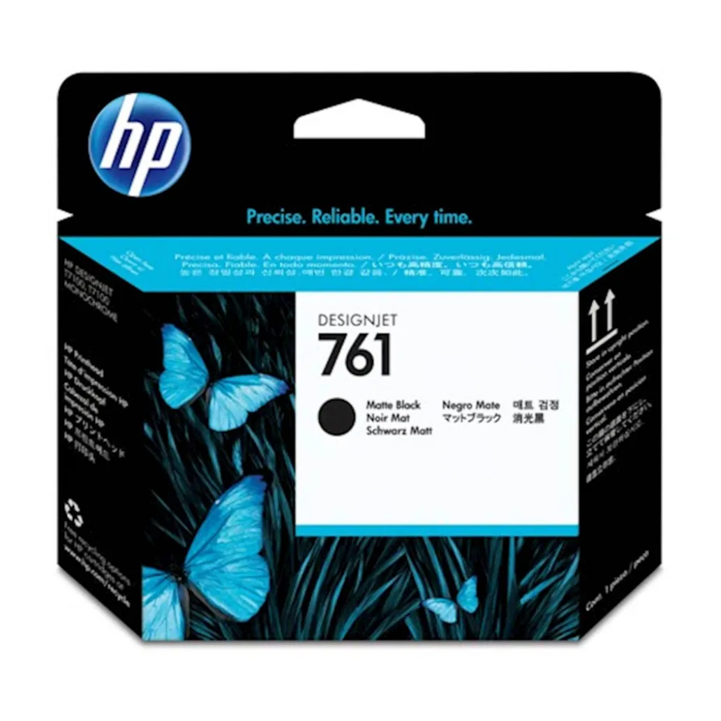 TISKALNA GLAVA HP 761 MATTE ČRNA/MATTE ČRNA za DESIGNJET T7100 / T7200 (CH648A)