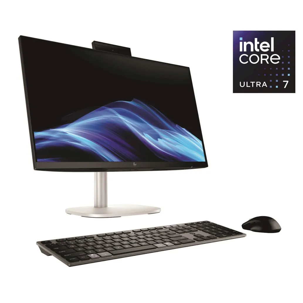 Računalnik AIO HP 60,5 cm 23,8" 1920x1080 EliteStudio 8 G1i Ultra 7-265/Q870/16GB /512GB/1xM.2 prost/Intel grafika HDMI 1xUSB-C/BT WiFi/280W-93%/Win11Pro (A55S5ET#BED)