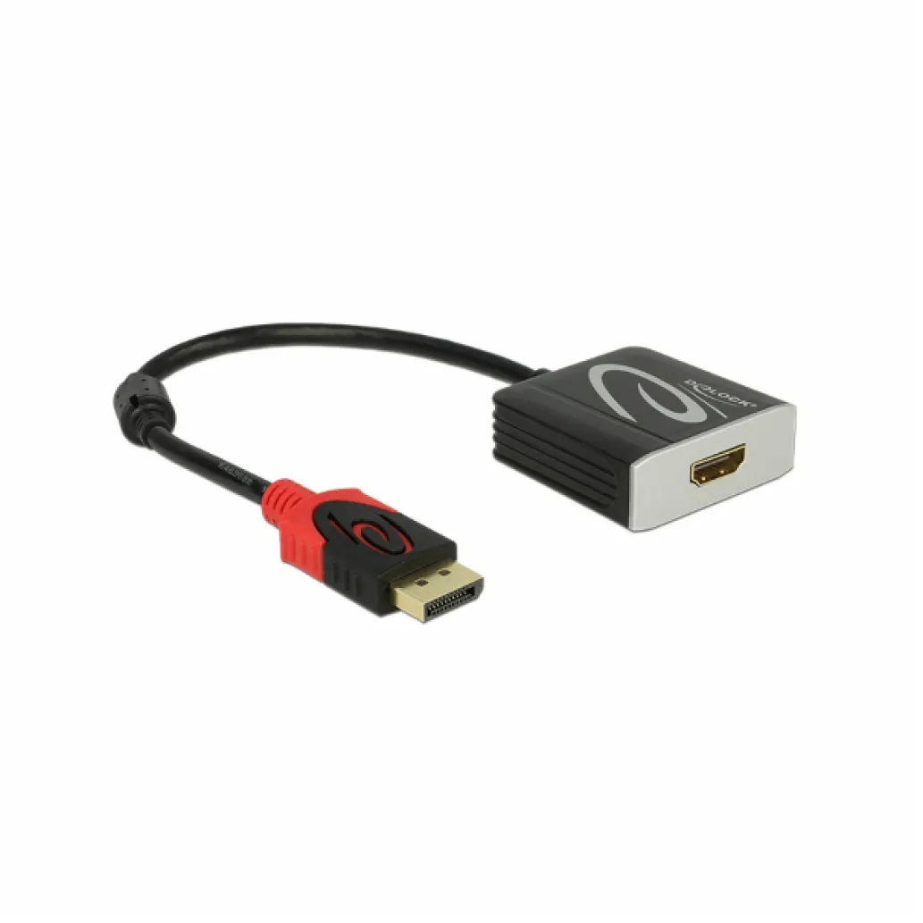 Adapter DisplayPort 1.2 (m) => HDMI (ž) 4K 60Hz Delock
