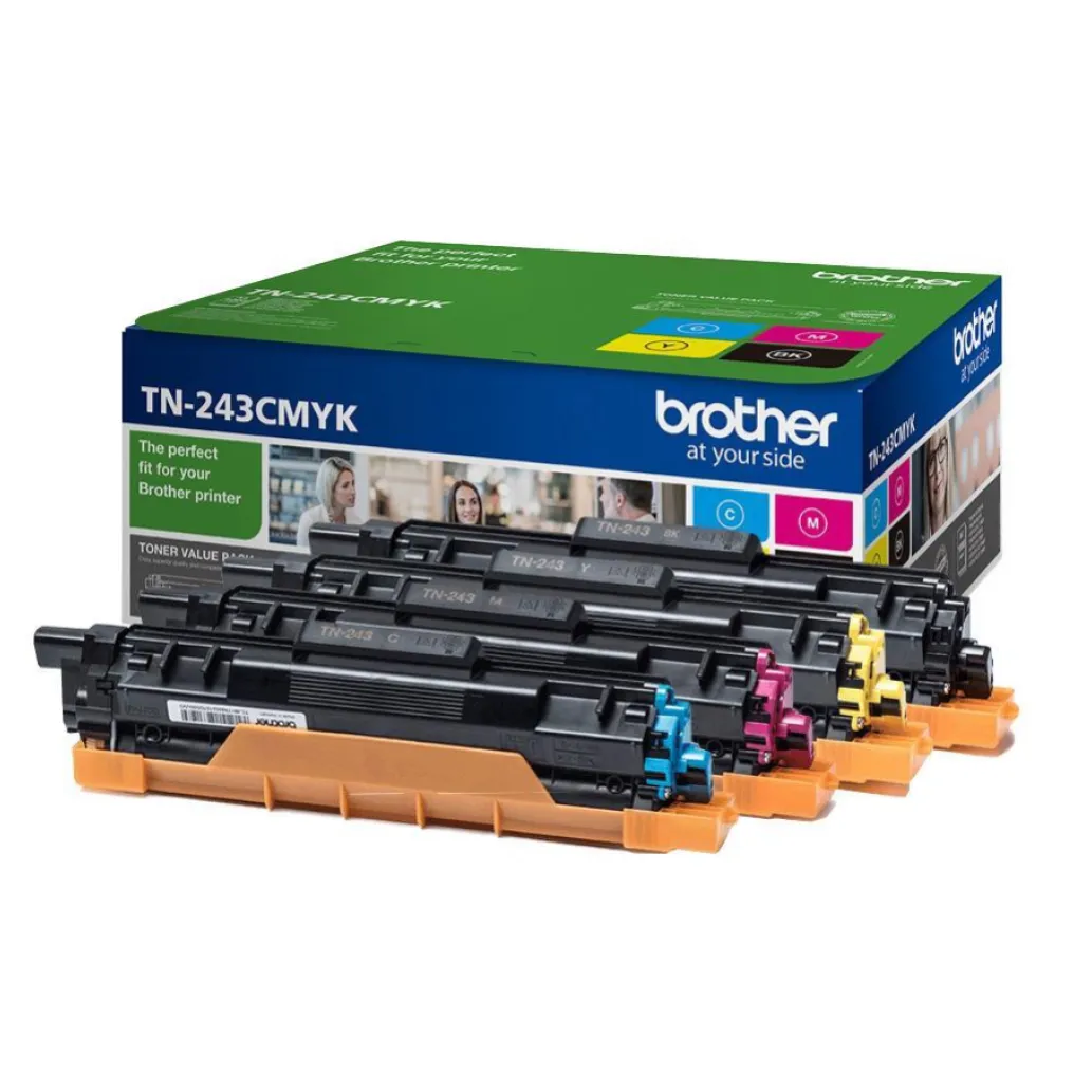 Brother Toner TN243CMYK, komplet za 1.000 strani HL-L3210/70, DCP-L3510/50, MFC-L3730/70