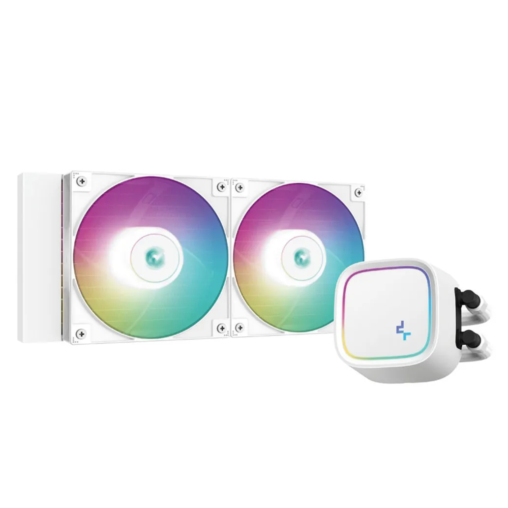 Vodno hlajenje DeepCool LE520 - 240mm ARGB bela (R-LE520-WHAMMN-G-1)
