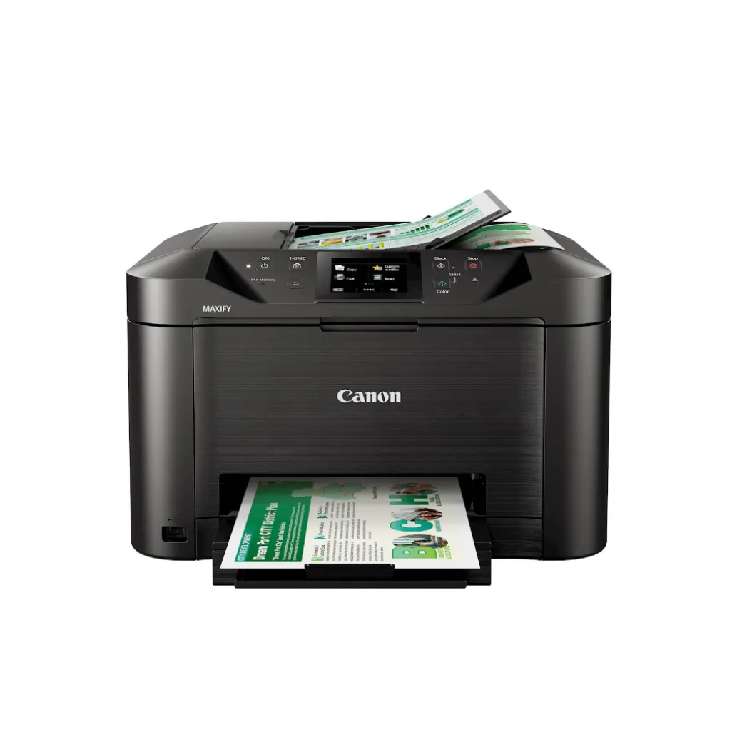 Tiskalnik multifunkcijski brizgalni barvni Canon Maxify MB5150 A4 duplex tisk duplex skeniranje faks USB LAN WiFi 24ppm (0960C009AA)