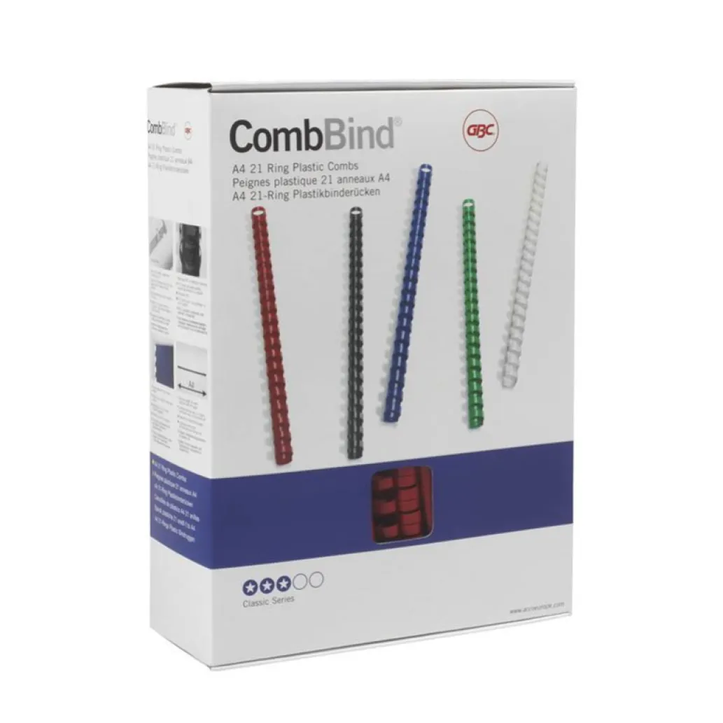 Spirale GBC Spirale pvc 16 mm bele 100 kos