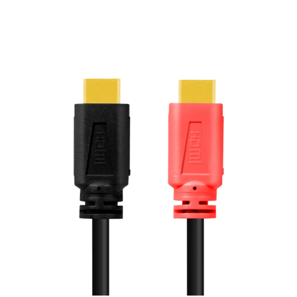 Kabel HDMI(m)=>HDMI(m) 10,00m 4K/60Hz AMP pozlačeni kontakti črn LogiLink (CHV0100)