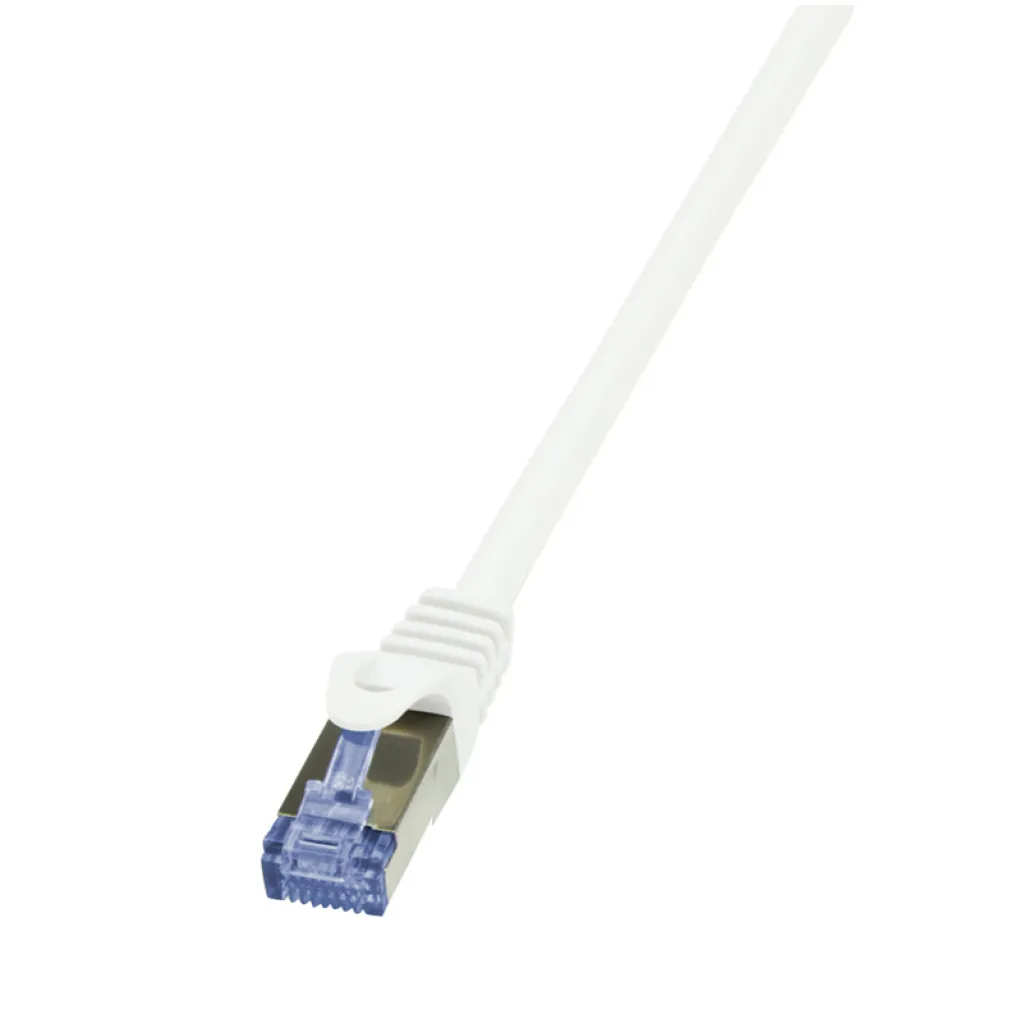 KABEL PATCH SFTP Cat 6A 0,50m RJ45 10Gbit LogiLink - bel (CQ4021S)