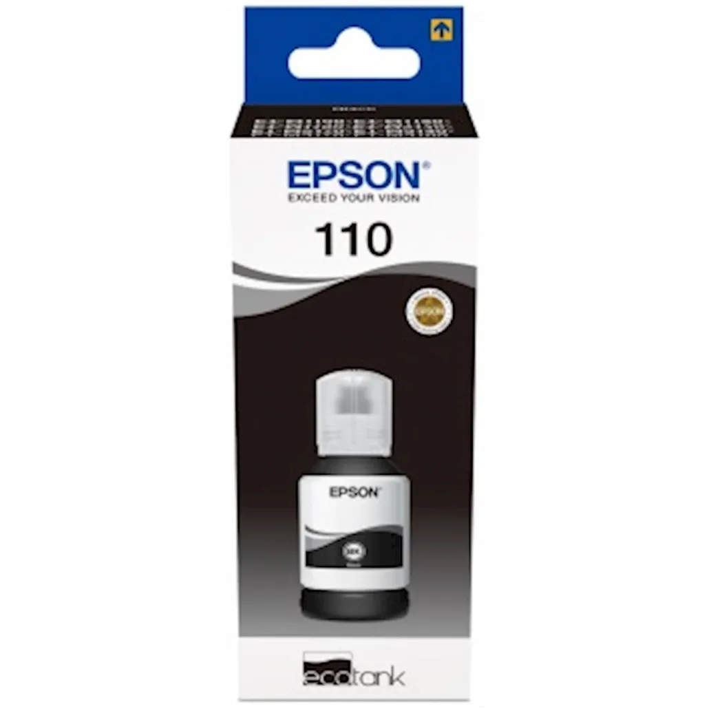 ČRNILO EPSON ČRNO STEKLENIČKA 110 ECO TANK ZA M3180/3170/3140/2170/2140/1180/1170/1140/1120/1100