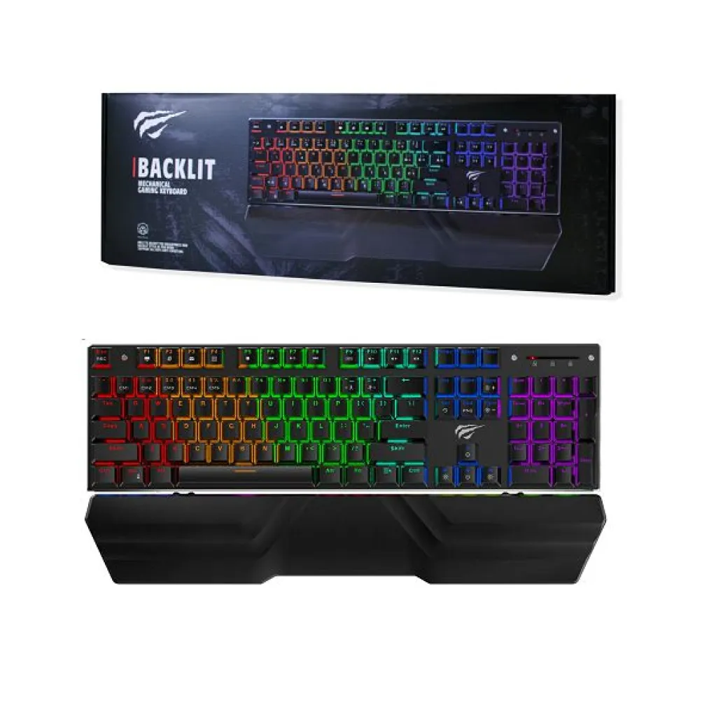 Tipkovnica Havit Gamenote USB mehanska HV-KB498L  - SLO znaki