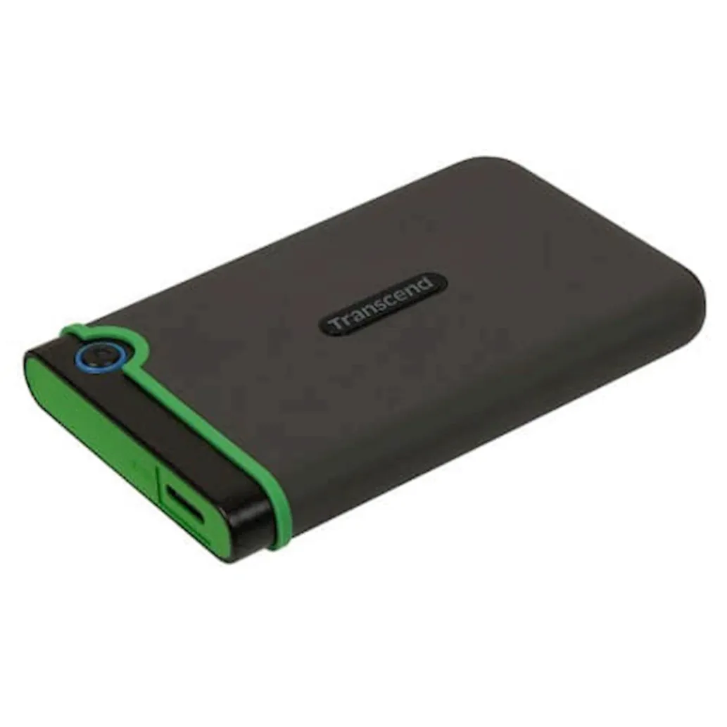Prenosni disk 6,4cm (2,5") 2TB USB 3.1 TRANSCEND EXT 25M3S antracit (TS2TSJ25M3S) -odporen na udarce, vodo, prah