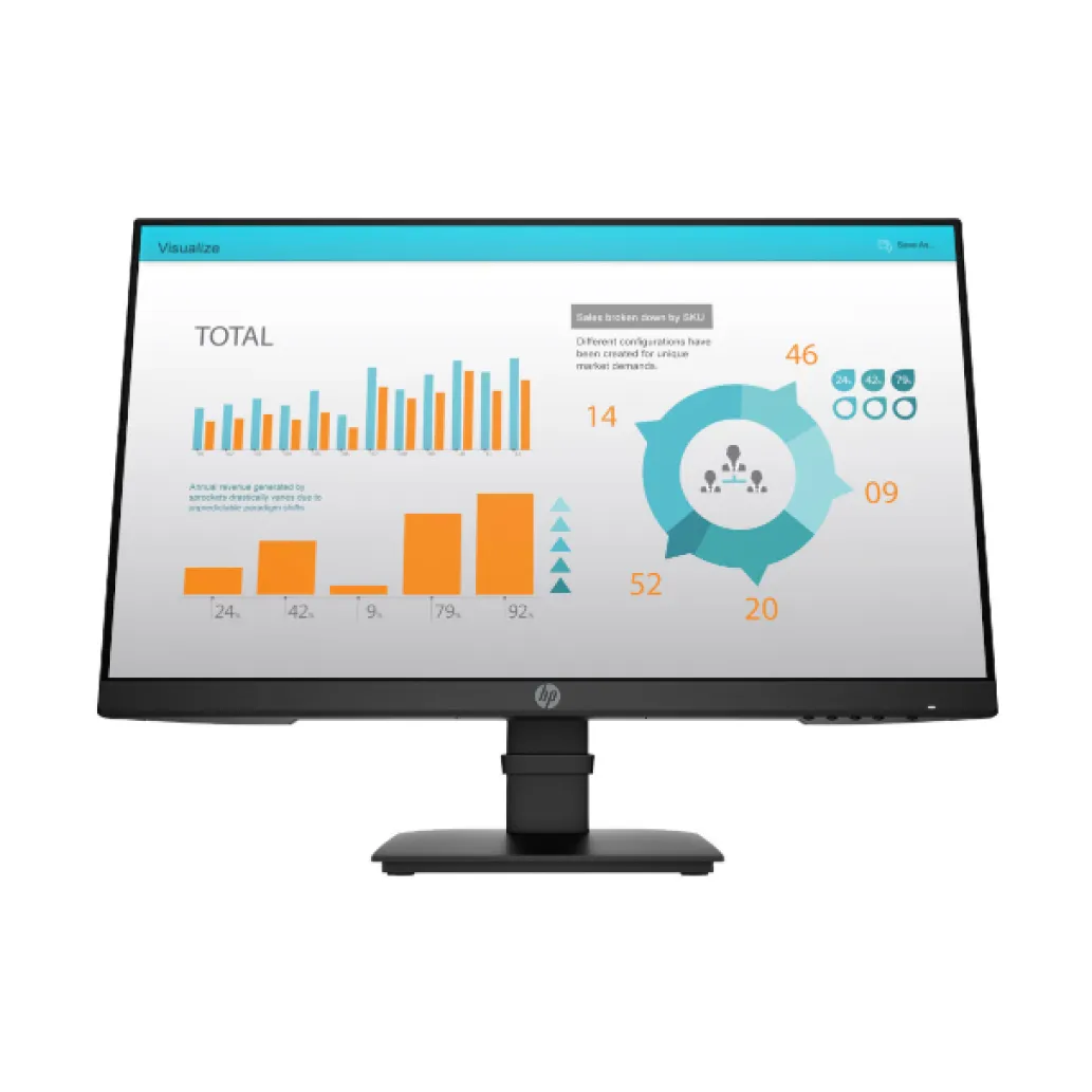 Monitor HP 60,4 cm (23,8") P24 G4 1920x1080 IPS 5ms VGA HDMI DisplayPort 3H NTSC72%