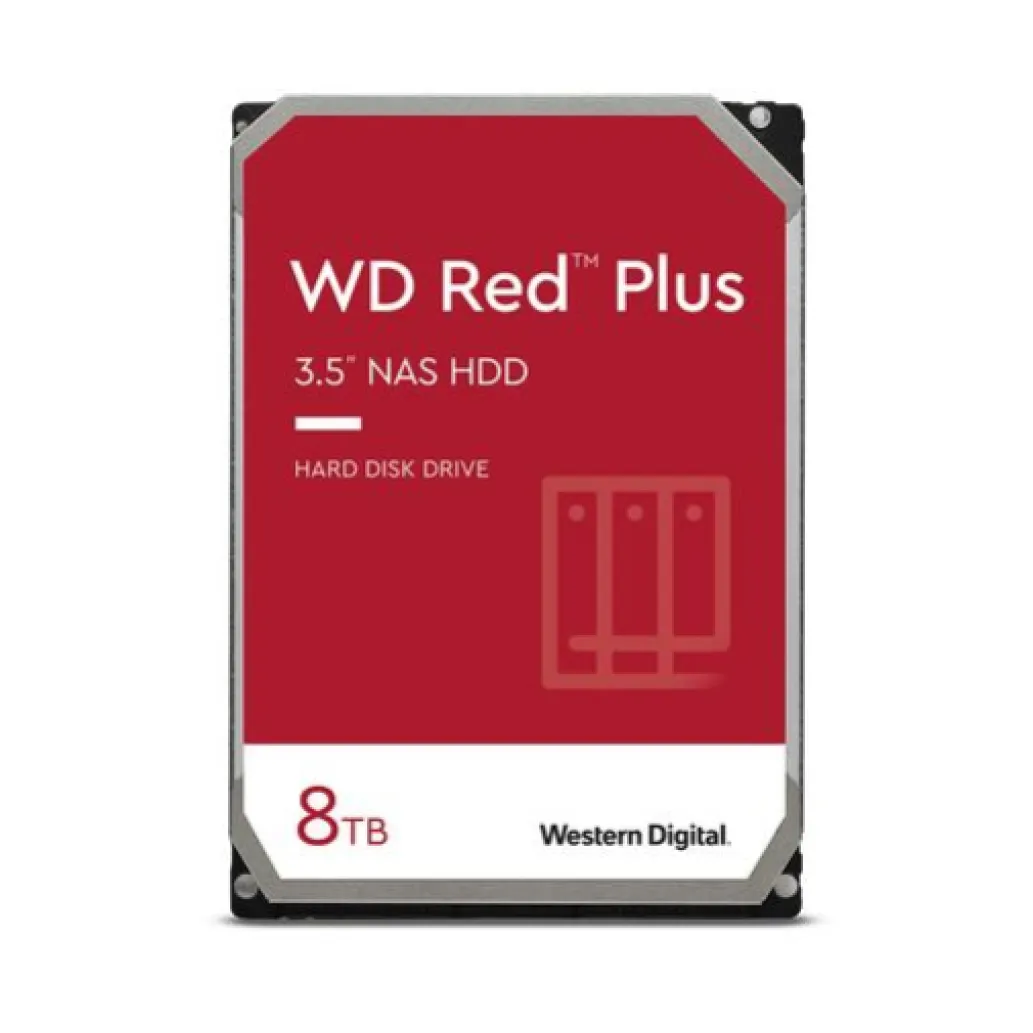 Trdi disk 8TB SATA3 WD80EFZZ 6Gb/s 128MB 5.640 Red PLUS - primerno za NAS