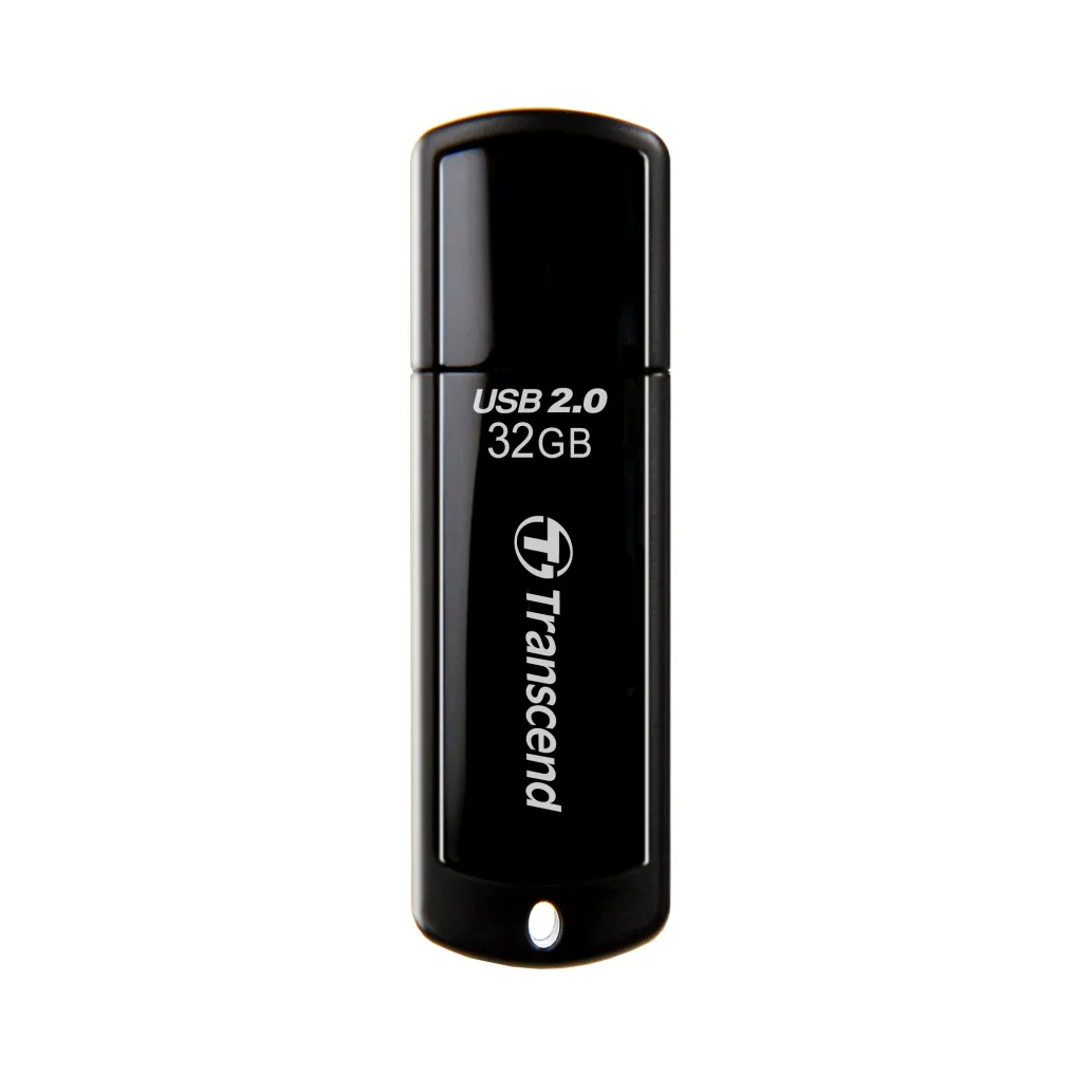 Spominski ključek 32GB USB 2.0 Transcend JF350 16MB/s - plastičen/s pokrovčkom/črn (TS32GJF350)