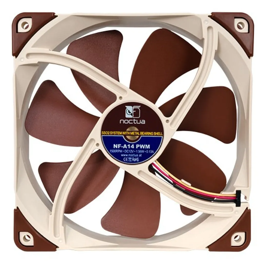 Ventilator Noctua NF-A14 140mm, rjava