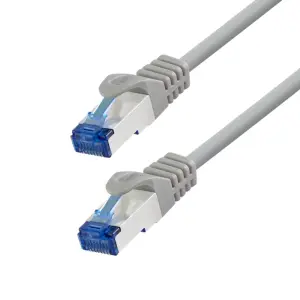 KABEL PATCH SFTP Cat 6A 1,00m RJ45 10Gbit LogiLink Ultraflex siv (C6A032S)