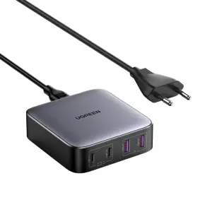 Hišni polnilec 100-240V => 2x USB-A 2x USB-C 65W za mobilni telefon ali tablični računalnik GaN PD3 + QC4 Ugreen Nexode (90747)