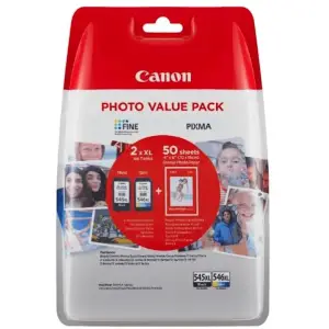 Canon komplet PG-545XL / CL-546XL in FOTO PAPIR GP-501 (8286B006AA)