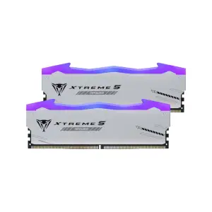 DDR5 32GB 8000MHz CL38 KIT (2x16GB) Patriot RGB Viper Xtreme 5 XMP3.0 1,45V srebrna (PVXR532G80C38KM)