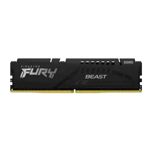 DDR5 32GB 5200MHz CL40 Single (1x32GB) Kingston Fury Beast XMP3.0 1,25V Fury črna (KF552C40BB-32)
