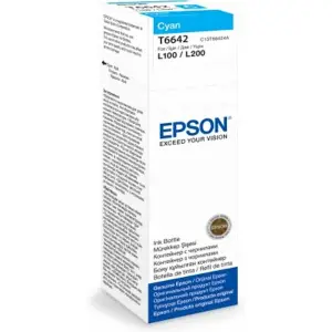 ČRNILO EPSON T 664 24 CYAN STEKLENICKA, 70 ML L100,L200,L210,L300... (C13T66424A)