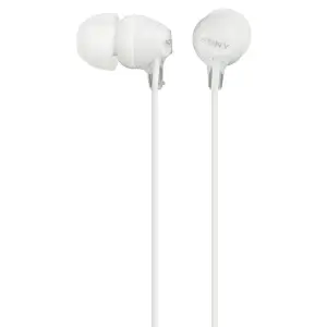 Slušalke Sony 3.5 z ušesnimi cepki MDREX15LPW - bele