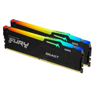 DDR5 64GB 6000MHz CL30 KIT (2x32GB) Kingston RGB Fury XMP3.0 1,4V Gaming črna (KF560C30BBEAK2-64)