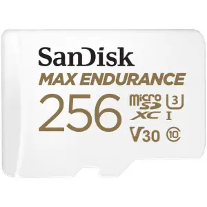 Spominska kartica microSDXC 256GB Sandisk Max Endurance 100MB/s/40MB/s U3 V30 UHS-I +adapter (SDSQQVR-256G-GN6IA)
