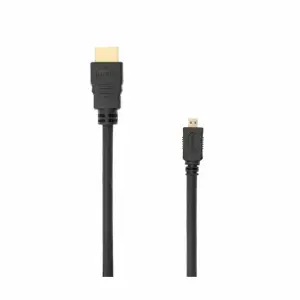 Kabel HDMI(m)=>HDMImicro(m) v1.4  2,00m 4K/30Hz pozlačeni kontakti črn SBOX (HDMI-MICRO)