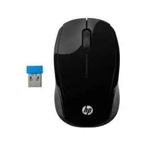 Miš HP 200 brezžična črna za notesnike (X6W31AA)