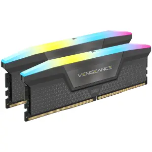 DDR5 32GB 6000MHz CL40 KIT (2x32GB) Corsair RGB Vengeance XMP3.0 EXPO 1,35V Gaming siva (CMH64GX5M2D6000Z40)