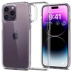 Ovitek za mobilni telefon SPIGEN IPHONE 14 PRO MAX ULTRA HYBRID CRYSTAL CLEA