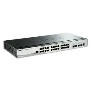 STIKALO 28-PORT 2xSFP D-link 100/1000 PoE Managed Rackmount (DGS-1510-28P)