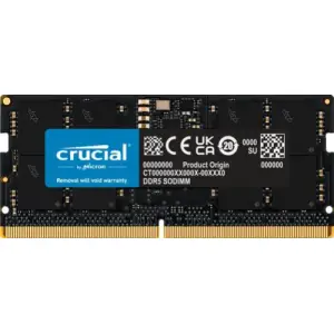 SO-DIMM DDR5 16GB 4800MHz CL40 Single (1x16GB) Crucial 1,1V (CT16G48C40S5)