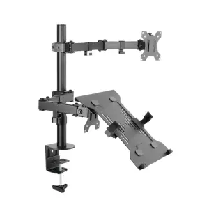 Nosilec za LCD monitor 33 - 68cm (13"-32") do 8kg in prenosnik 10–15.6" do 4kg LogiLink (BP0137)