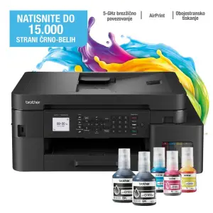 Tiskalnik multifunkcijski brizgalni barvni Brother MFC-T930DW A4 duplex tisk enostransko skeniranje USB LAN WiFi 17ppm (MFCT930DWYJ1)