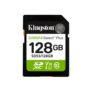 Spominska kartica SDXC 128GB Kingston Canvas Select Plus 150MB/s/40MB/s U1 V10 UHS-I (SDS3/128GB)