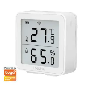 Pametna hiša - WiFi prikazovalnik senzor merilec temperature in vlažnosti LogiLink (SC0116)