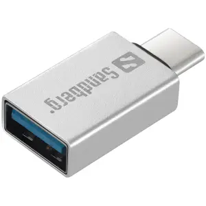 Adapter USB-C => USB-A 3.0 Sandberg srebrn (136-24)