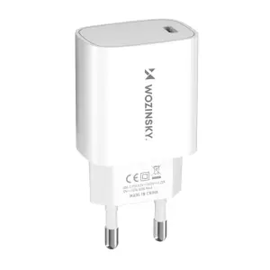 Hišni polnilec 100-240V => 1x USB-C 20W PD3.0 QC3.0 Wozinsky (WGWCCW)
