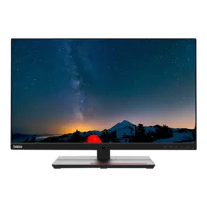 Monitor Lenovo 68,6 cm (27,0") P27u-20 3840x2160 IPS 4ms 2xHDMI DisplayPort Thunderbolt4 USB-C 96W Thunderbolt4-Out 3xUSB3.2 USB-C-Out Pivot Zvočniki 2x3W  DCI-P3-99% RJ45 HDR400 ThinkVision Delta E<1