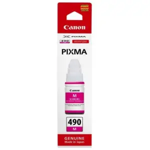 Canon GI-490 MAGENTA črnilo v steklenički za G1400, G2400. G3400, ZA 7.000 STRANI (0665C001AA)