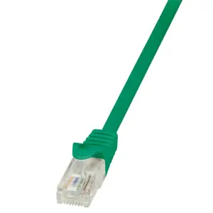 KABEL PATCH UTP Cat 6   0,25m  RJ45 1Gbit LogiLink CCA - zelen (CP2015U)