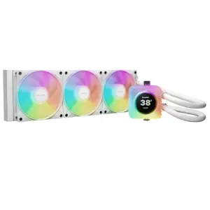 Vodno hlajenje be quiet! Light Loop IO LCD - 360mm RGB bela (BW033)