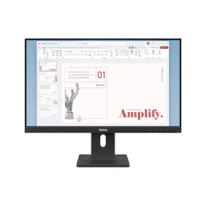 Monitor Lenovo 60,5 cm (23,8") E24-40 1920x1080 100Hz IPS 4ms VGA HDMI DisplayPort Pivot Zvočniki  sRGB99% ThinkVision