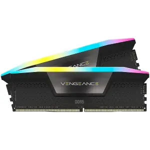 DDR5 32GB 6000MHz CL40 KIT (2x32GB) Corsair RGB Vengeance XMP3.0 1,35V Gaming črna (CMH64GX5M2D6000C40)
