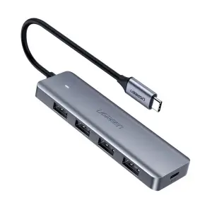 HUB USB-C => 4x USB 3.0 tip A Ugreen + USB-C (70336)