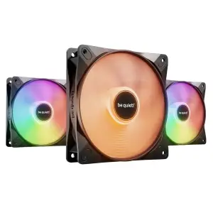 Ventilator be quiet! Light Wings LX 120mm črna RGB (3 pack)
