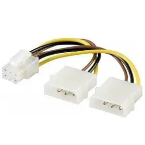 Kabel adapter napajalni MOLEX => PCI-Express 6 pin Goobay