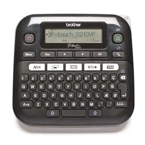 Tiskalnik za nalepke Brother PT D210VP QWERTY napajalni adapter s kovčkom