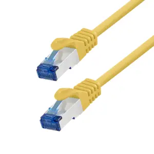 KABEL PATCH SFTP Cat 6A 1,00m RJ45 10Gbit LogiLink Ultraflex rumen (C6A037S)
